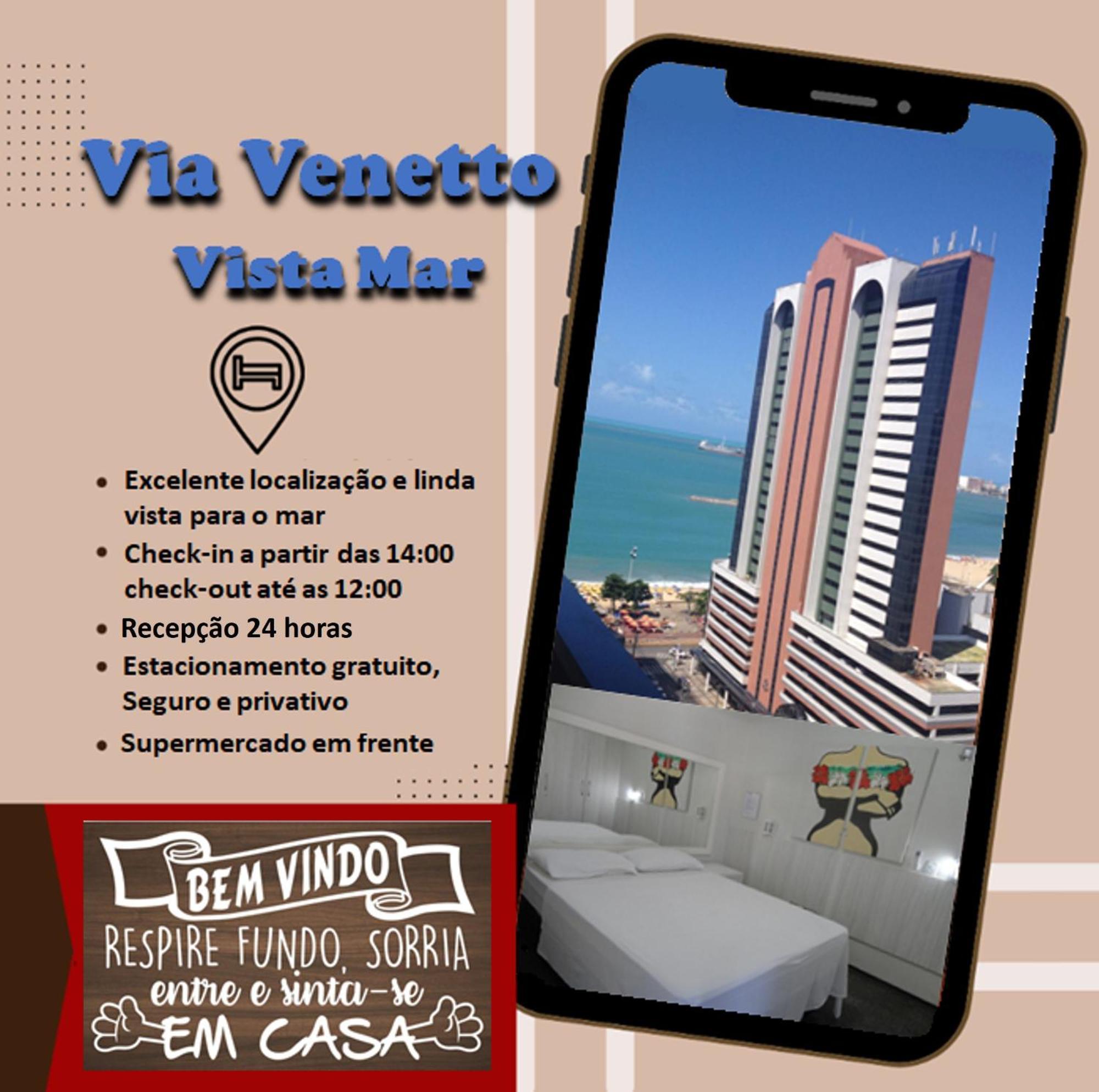 Via Venetto - Vista Mar Aparthotel Φορταλέζα Εξωτερικό φωτογραφία